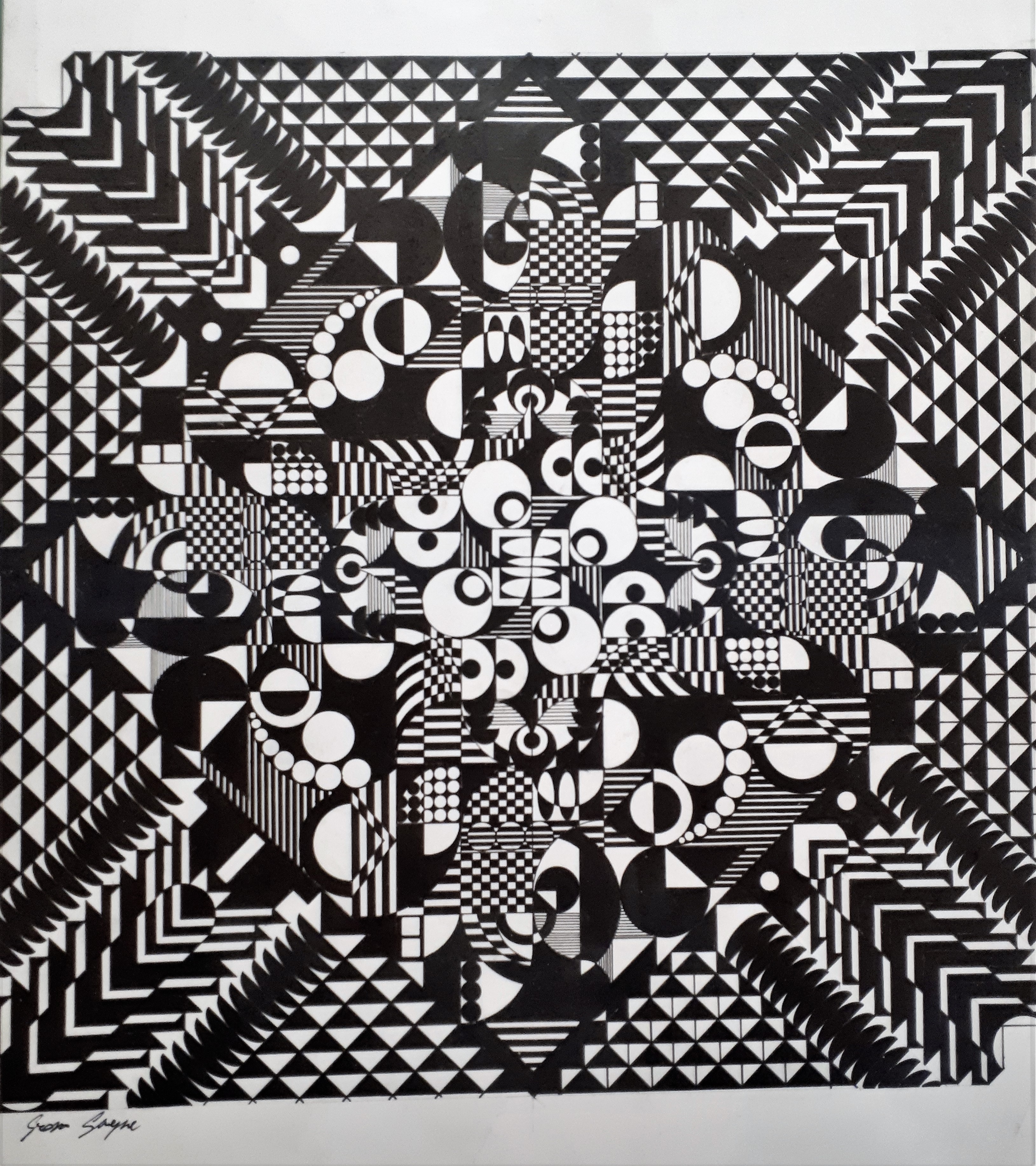 Giuseppe Grasso, COMPOSIZIONE 5, 2010, 33x48 cm