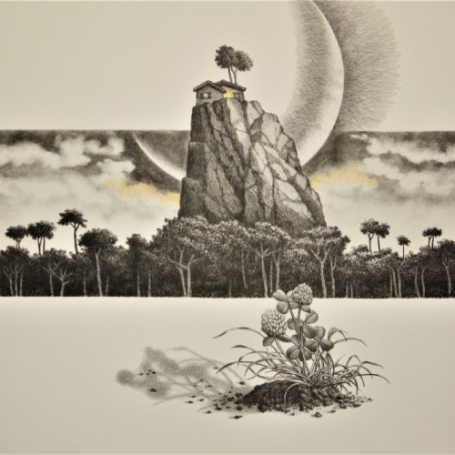 Giulio Mottinelli, LA CASA DELLO SCIAMANO, 2000, 70x50 cm