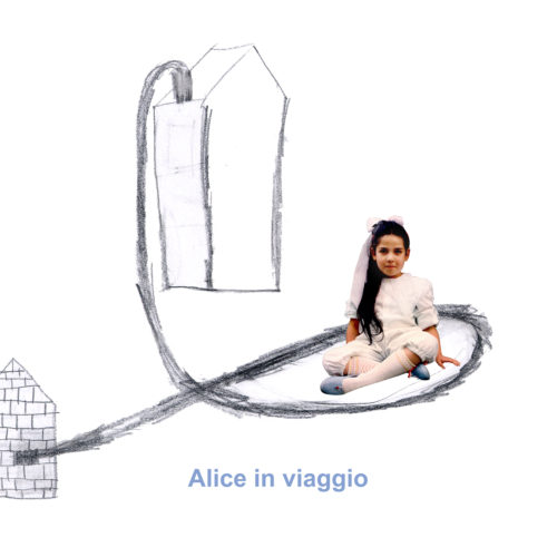 Armida Gandini, ALICE IN VIAGGIO, 2004, 58x40 cm