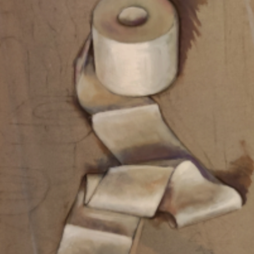 Cinzia Bevilacqua, NON POSSO RIMANERE SENZA, 2023, 33x50 cm, olio e matite su carta