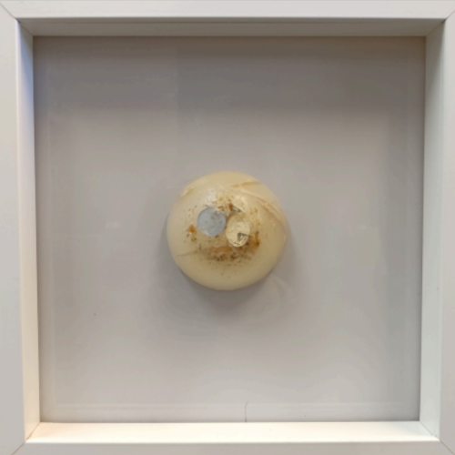 Angelica Consoli, PGR (N.1 - SERIE EX-VOTO), 2015, 25x25 cm, paraffina (TGart-84)