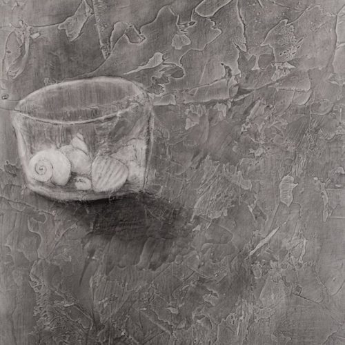 Kanaco Takahashi, SENZA TITOLO, 2022, 40x50 cm, matita su mixed tela